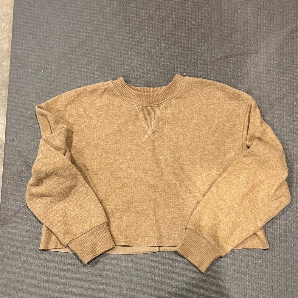 Zara Beige Knit Top